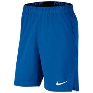 Nike Men’s Team Dri Fit Flex Woven Shorts with Pockets Blue Large